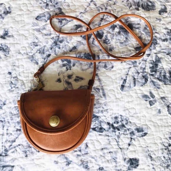 Coach Vintage Mini Crossbody Purse Belt Bag, British Tan Color - Picture 1 of 16